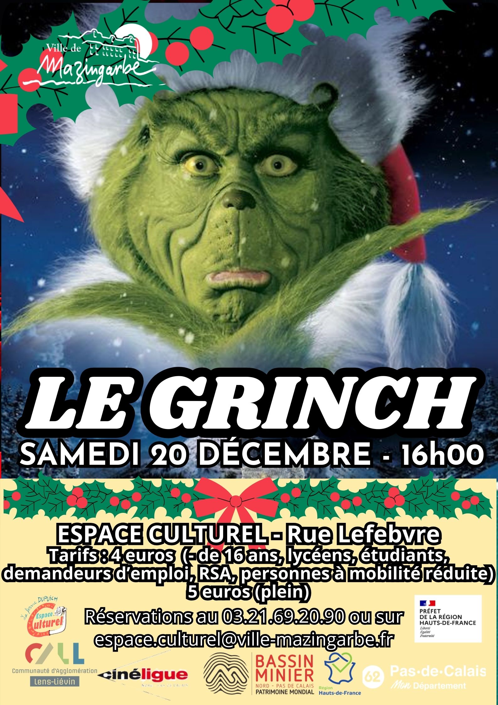 Affiche LE GRINCH OFFICIELLE