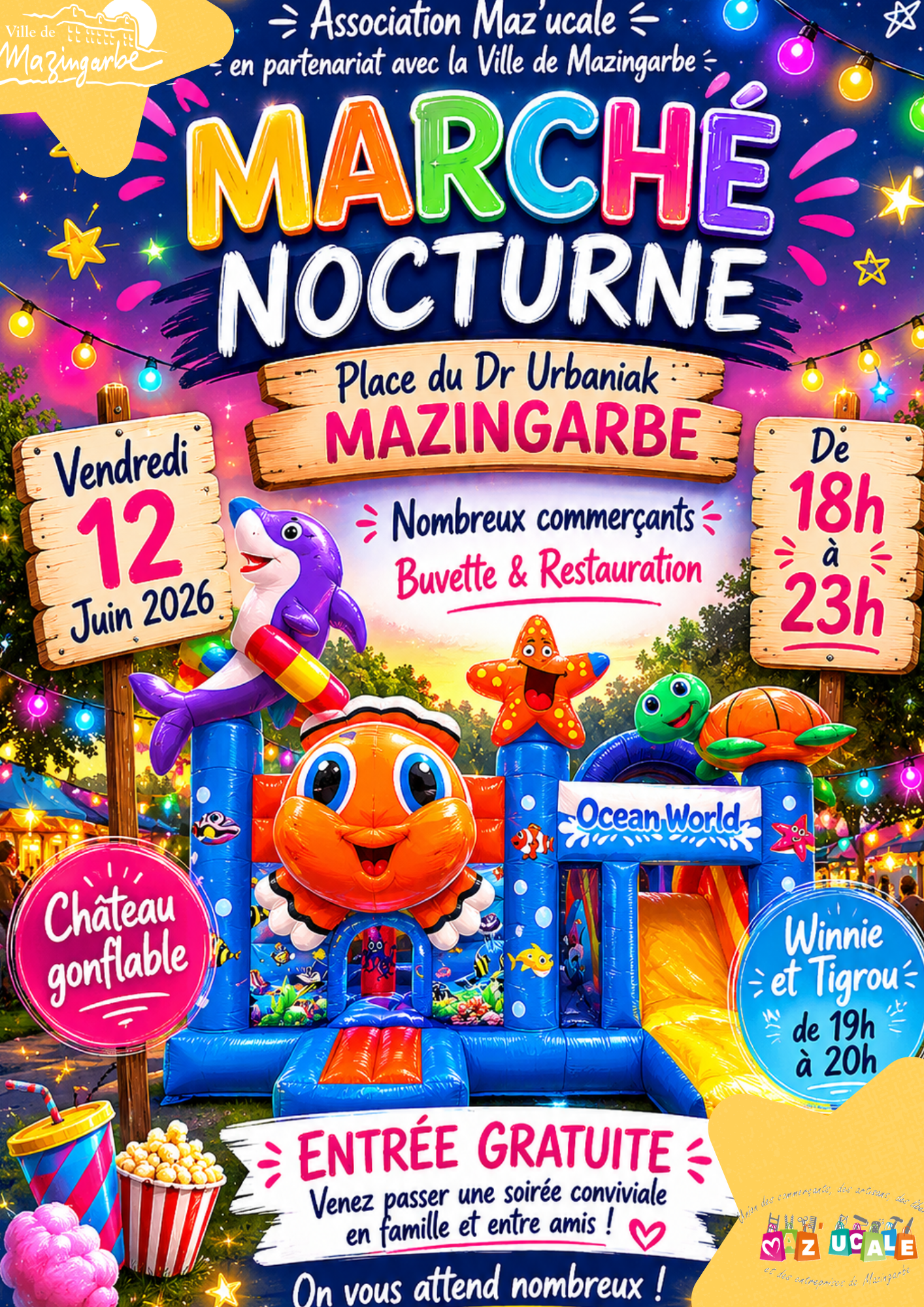 V2 affiche 12 juin marché nocturne AVEC LOGOS