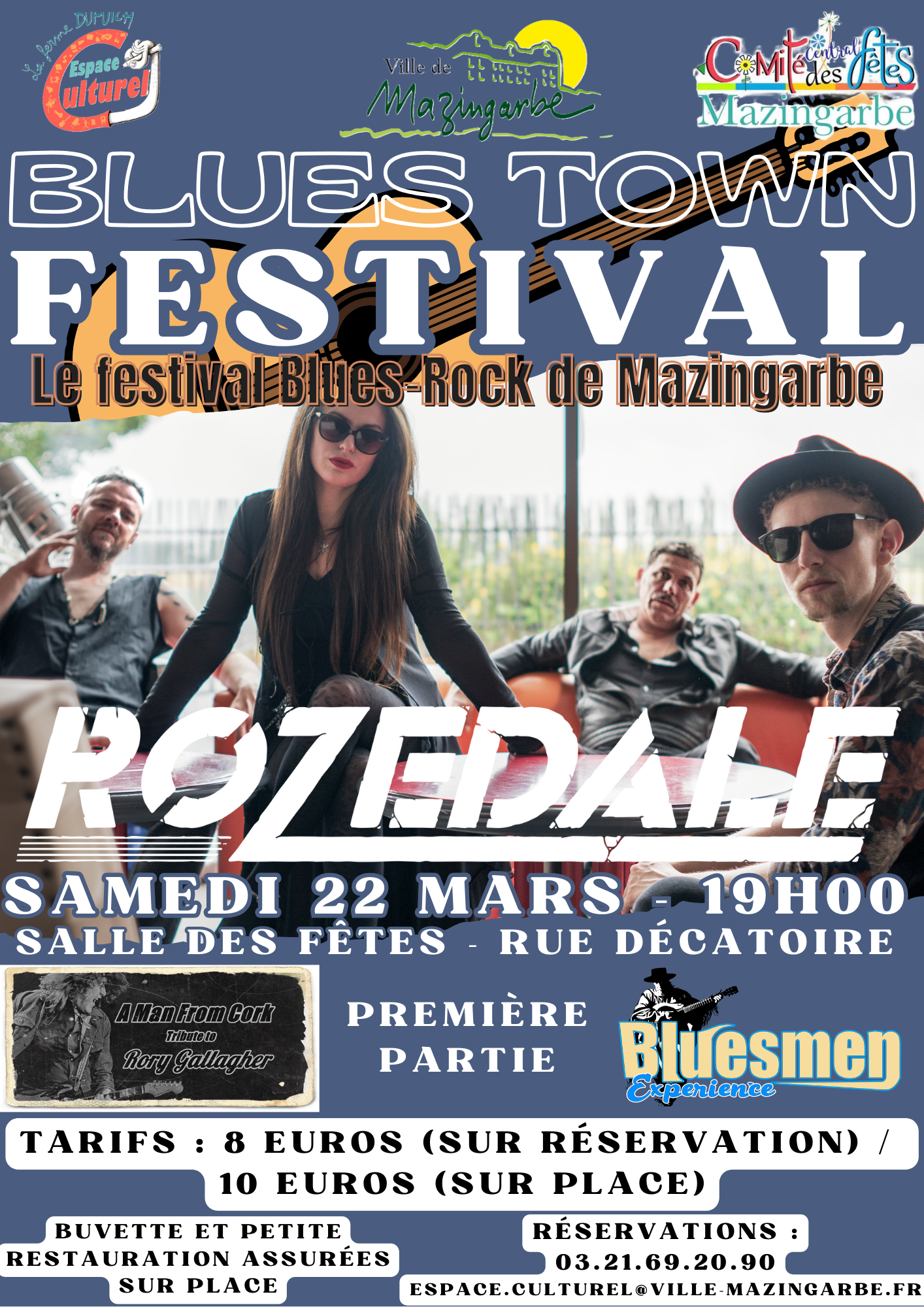 V5 affiche Blues Town Festival