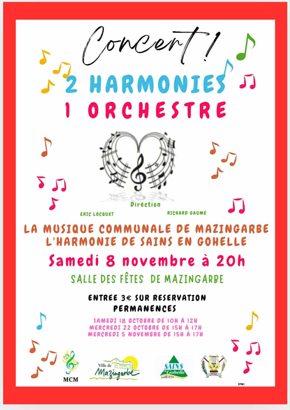 concert harmonie 8 nov
