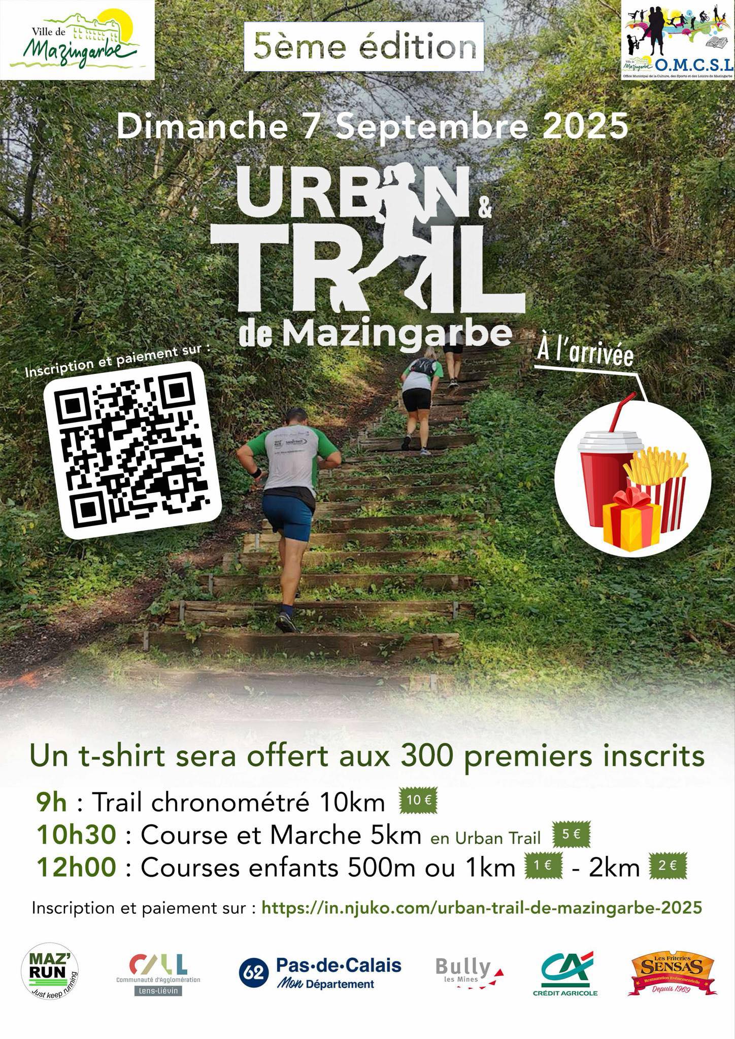 Affiche officielle Urban Trail 2025